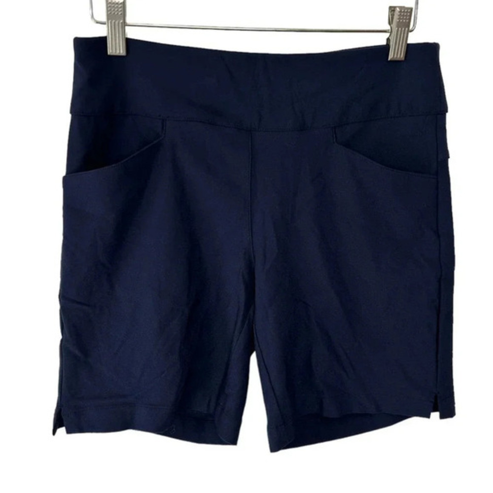 Lady Hagen Tummy Control Short S Dark Navy 7 Inch‎ Inseam Golf Pull On NEW